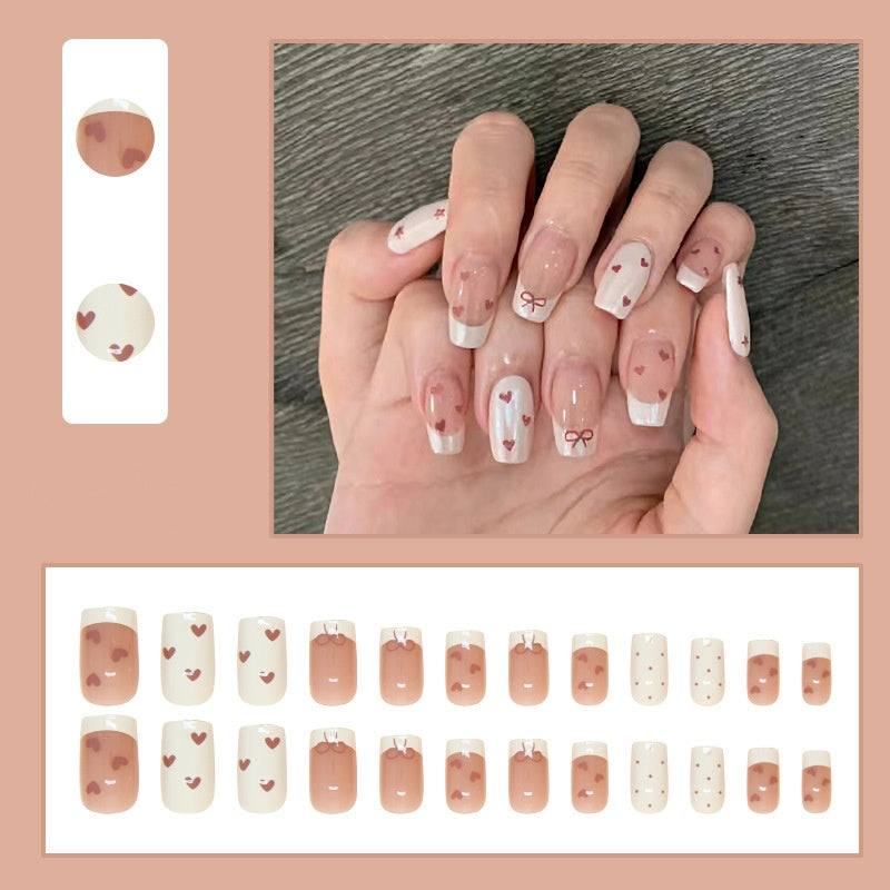Weihnachts-Lebkuchenmann Süßigkeiten-Sterne zum Aufkleben (Press-on Nails)