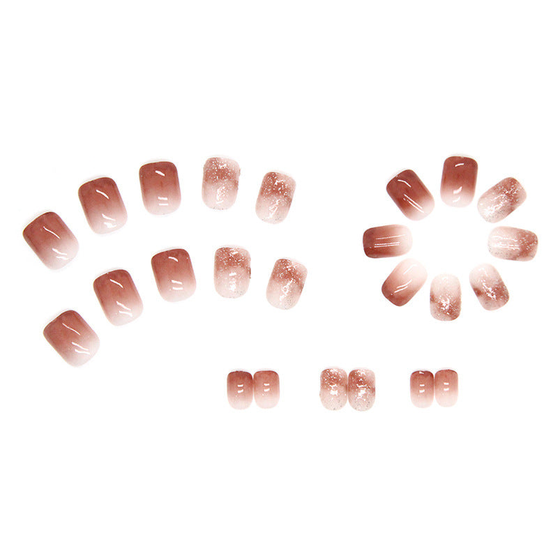 Weihnachts-Lebkuchenmann Süßigkeiten-Sterne zum Aufkleben (Press-on Nails)