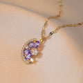 Lemon Zircon Pendant Necklace