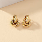 Multi-layered twist earrings