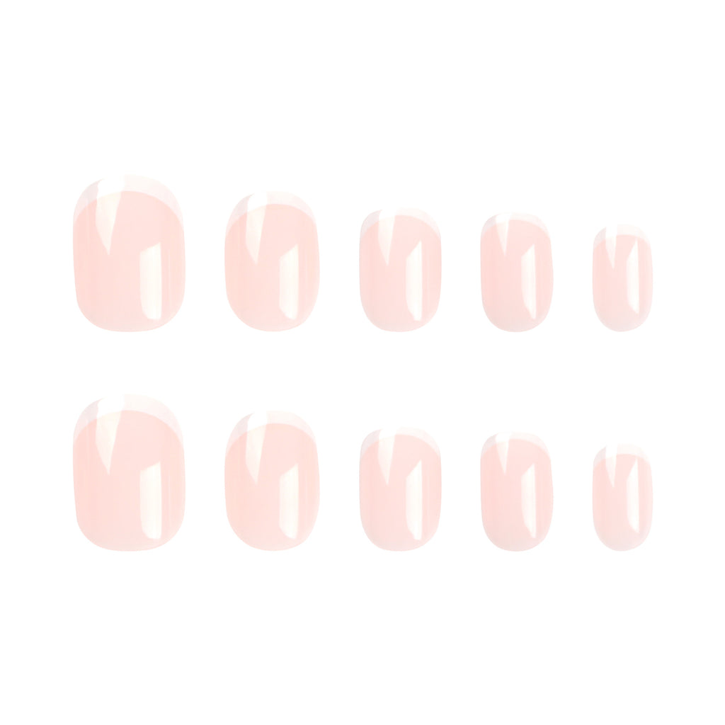 Natural shape french press on nails