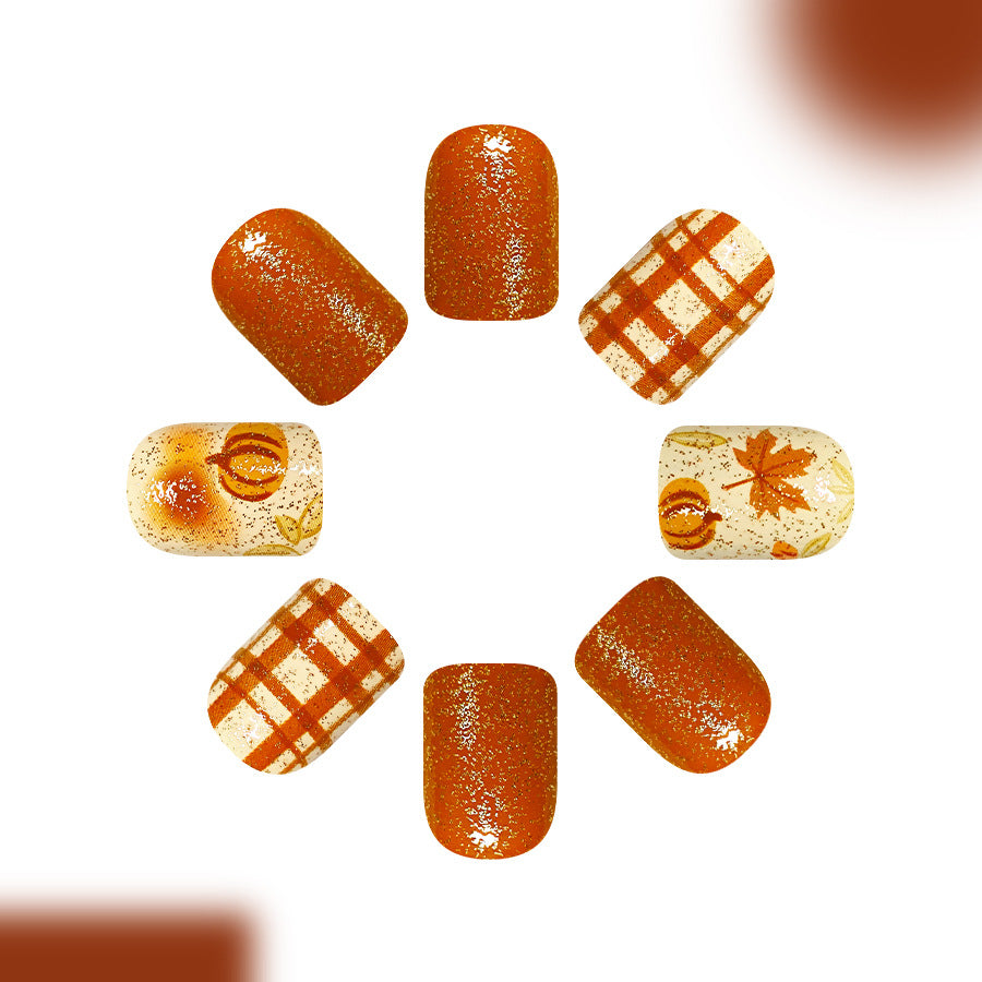 Aufklebbare Nägel mit Schleife und Diamanten