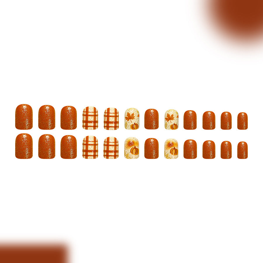 Aufklebbare Nägel mit Schleife und Diamanten
