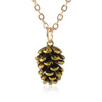 Pine nut plant necklace