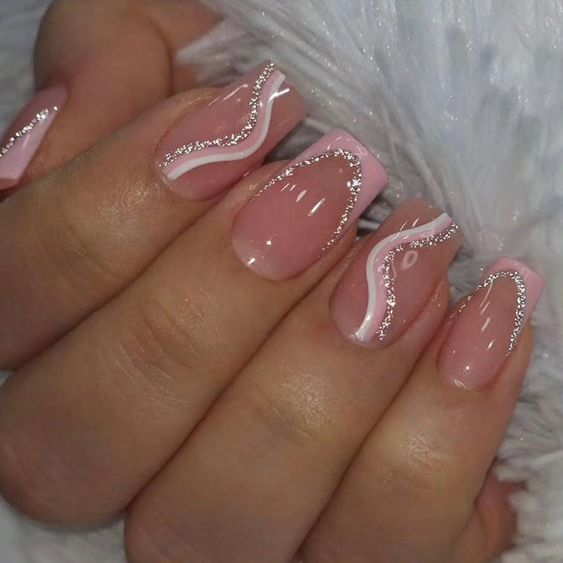 Weihnachts-Lebkuchenmann Süßigkeiten-Sterne zum Aufkleben (Press-on Nails)