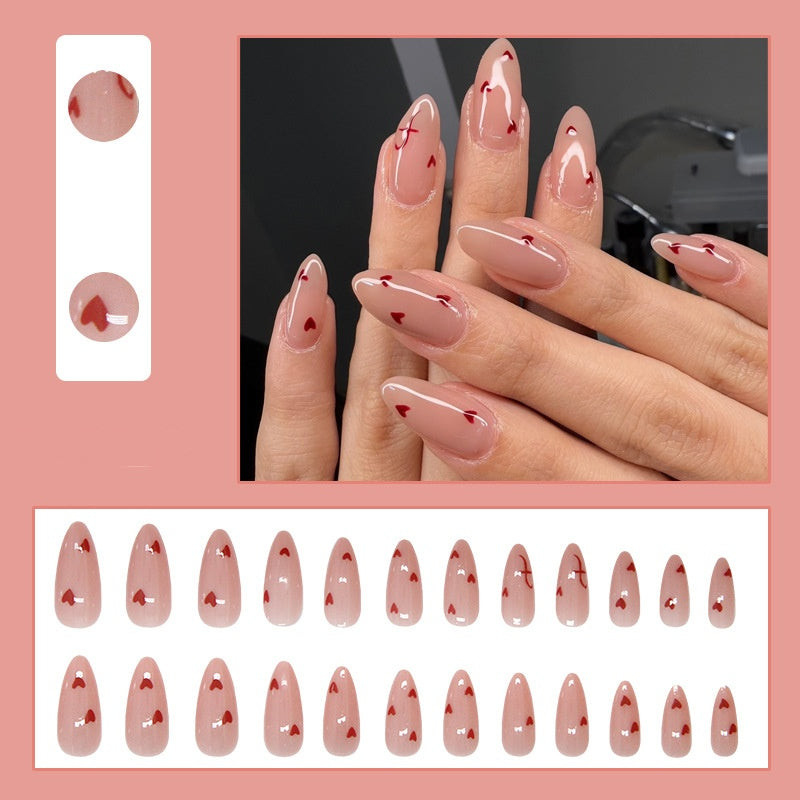 Weihnachts-Lebkuchenmann Süßigkeiten-Sterne zum Aufkleben (Press-on Nails)