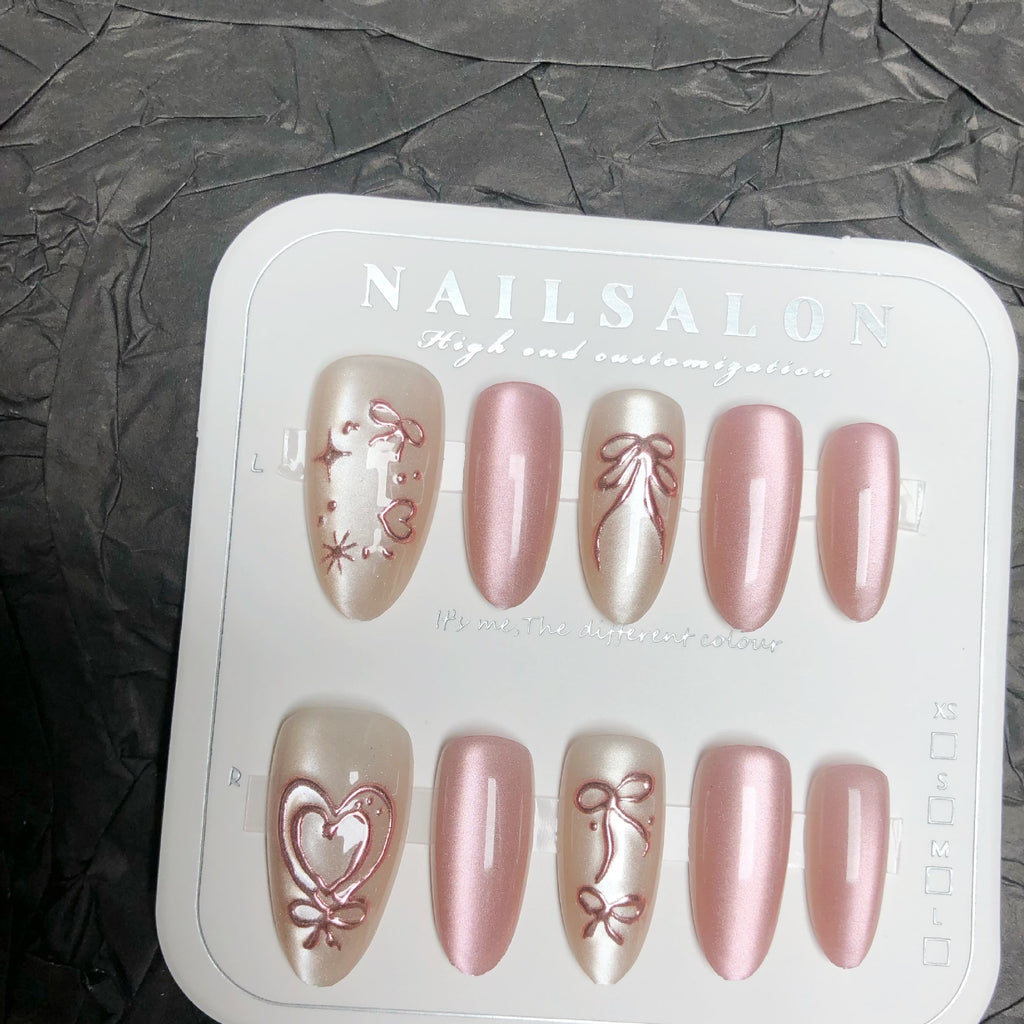 Weihnachts-Lebkuchenmann Süßigkeiten-Sterne zum Aufkleben (Press-on Nails)