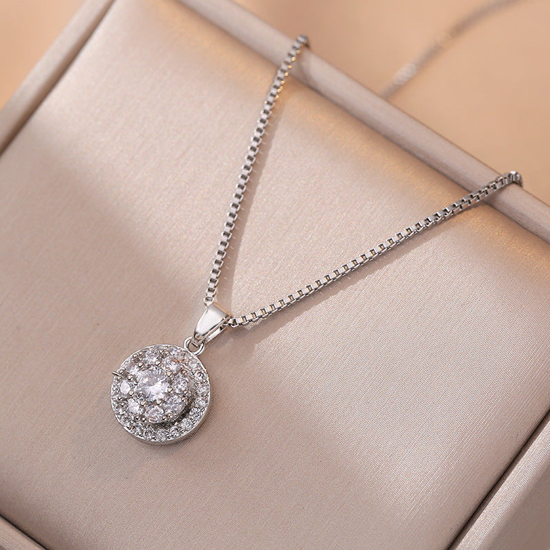 Rotatable Classy ring earrings necklace