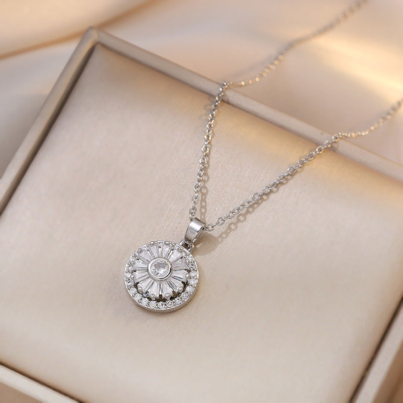 Rotatable Zircon Necklace / Earrings/ Rings / Bracelet