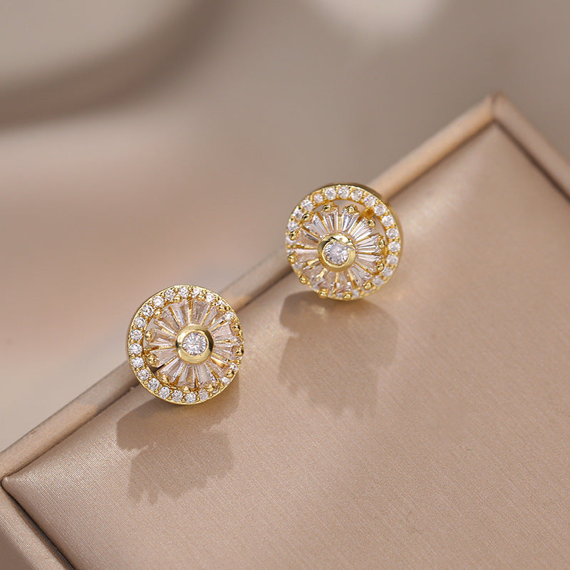 Rotatable Zircon Necklace / Earrings/ Rings / Bracelet