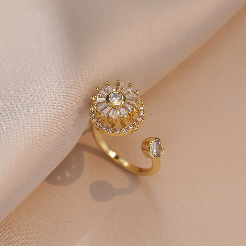 Rotatable Zircon Necklace / Earrings/ Rings / Bracelet