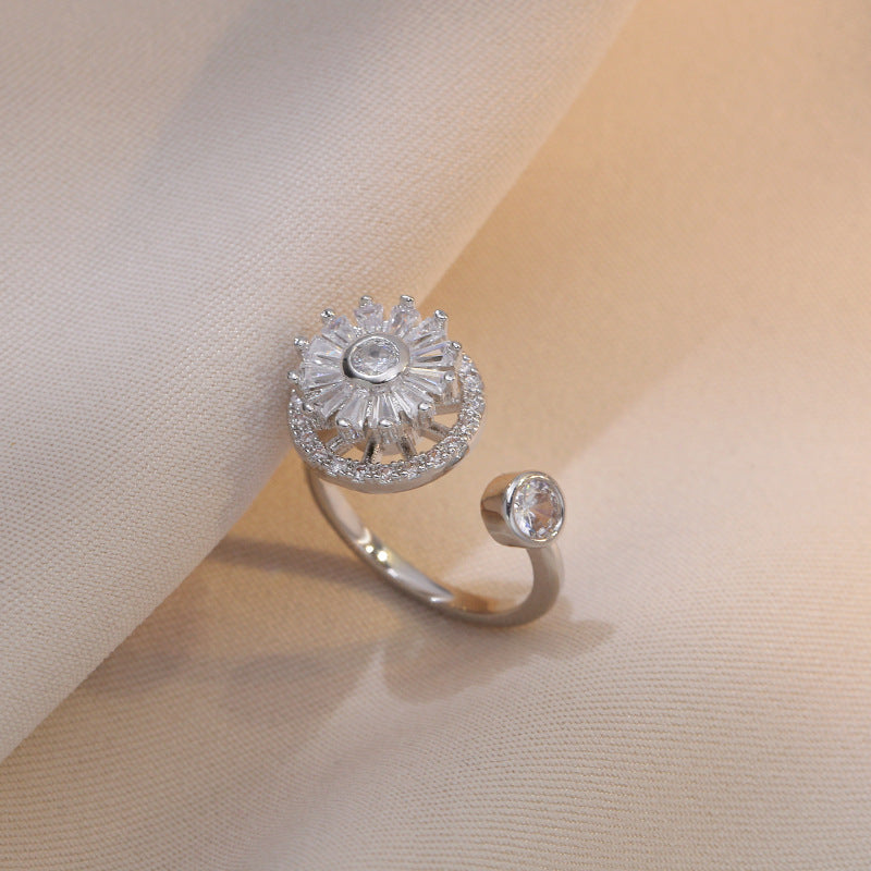 Rotatable Zircon Necklace / Earrings/ Rings / Bracelet