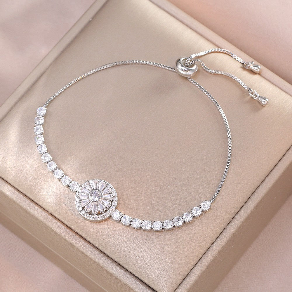 Rotatable Zircon Necklace / Earrings/ Rings / Bracelet