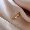 GOLD PEARL RING (ADJUSTABLE)
