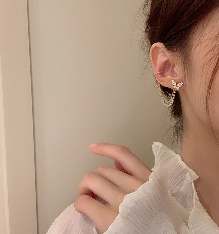 BUTTERFLY EARRINGS (PAIR)