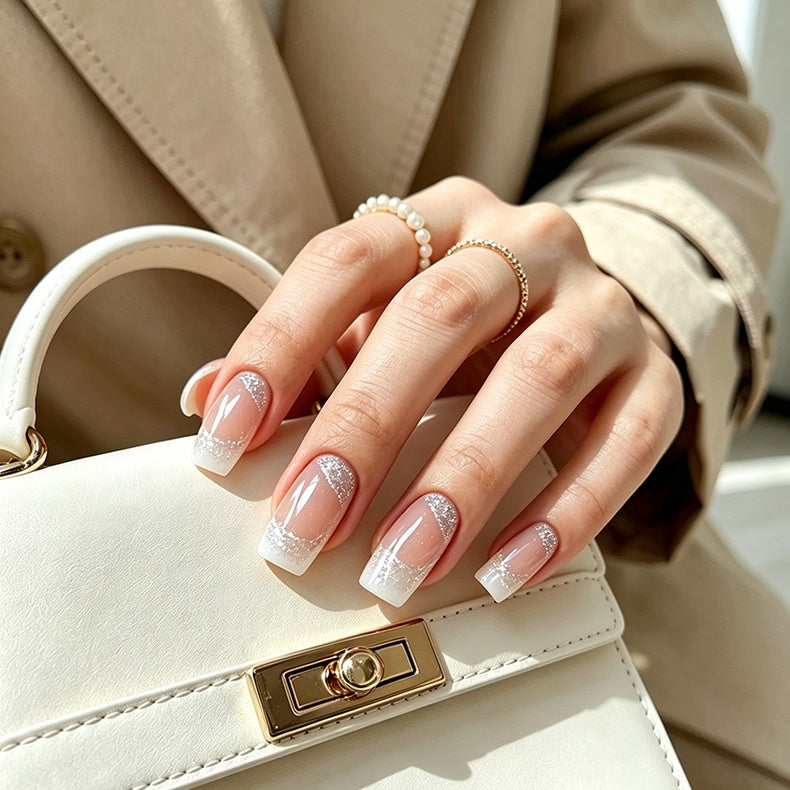 Weihnachts-Lebkuchenmann Süßigkeiten-Sterne zum Aufkleben (Press-on Nails)
