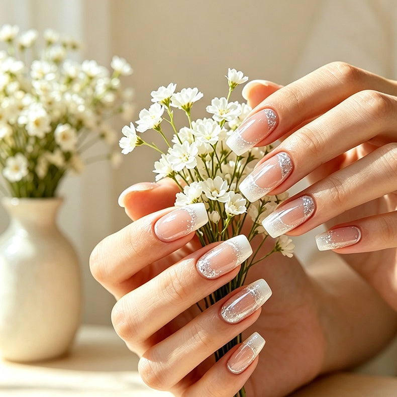 Weihnachts-Lebkuchenmann Süßigkeiten-Sterne zum Aufkleben (Press-on Nails)