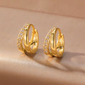 Simple and elegant Earrings hoop