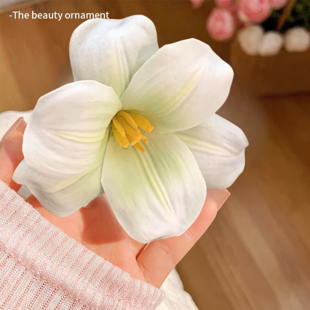 Simulated tulip flower hairpins