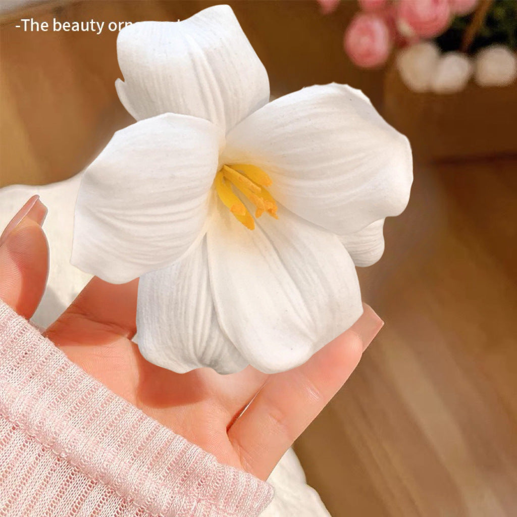 Simulated tulip flower hairpins