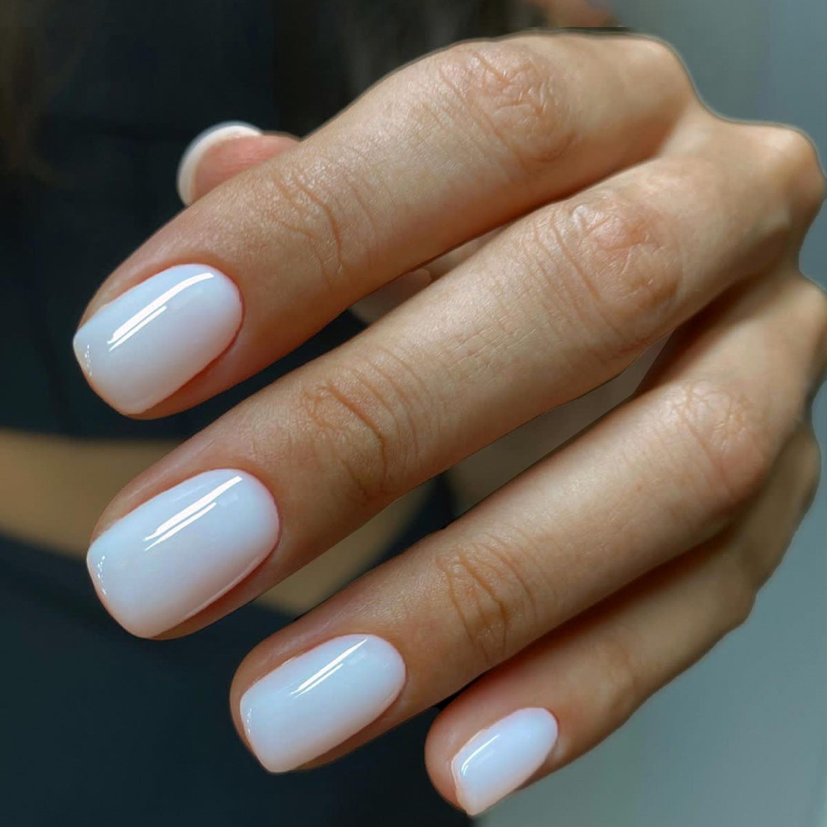 Solid color short press on nails