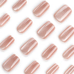 Square cat eye press on nails