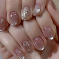 Weihnachts-Lebkuchenmann Süßigkeiten-Sterne zum Aufkleben (Press-on Nails)