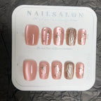 Weihnachts-Lebkuchenmann Süßigkeiten-Sterne zum Aufkleben (Press-on Nails)