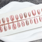 Weihnachts-Lebkuchenmann Süßigkeiten-Sterne zum Aufkleben (Press-on Nails)