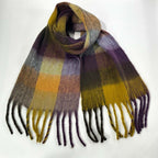 Color Block Striped Scarf for Autumn / Winter