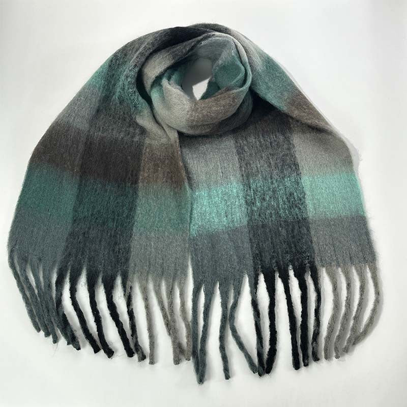 Color Block Striped Scarf for Autumn / Winter