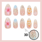 Summer ocean breeze press on nails