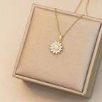 Sunflower Fashion Pendant Necklace