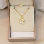 Sunflower Fashion Pendant Necklace