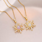 Sunflower Vitality Zirconia Necklace