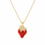 Sweet strawberries Pendant Necklace