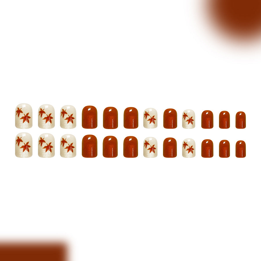 Aufklebbare Nägel mit Schleife und Diamanten