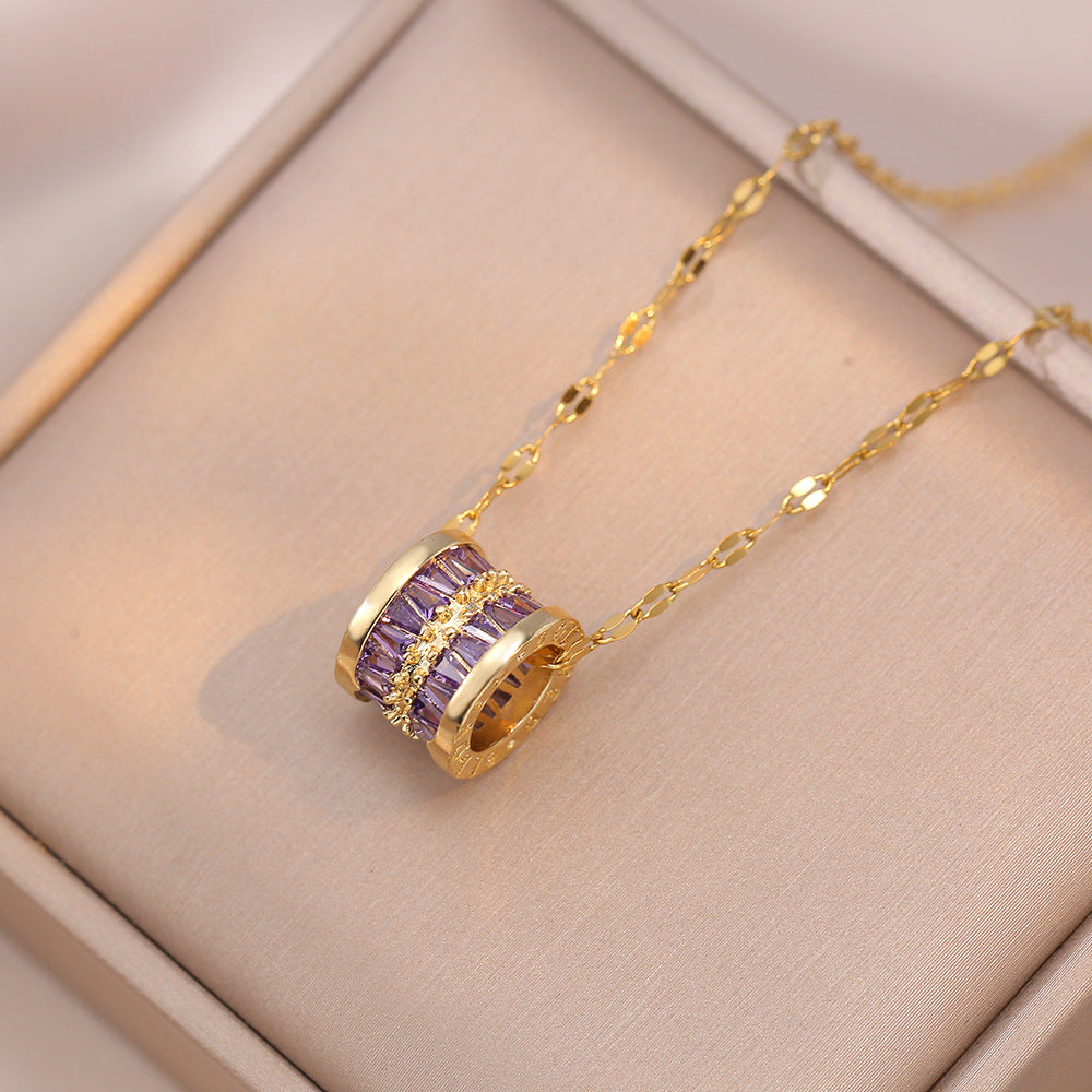 Trendy Zirconia Necklace