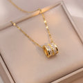 Trendy Zirconia Necklace