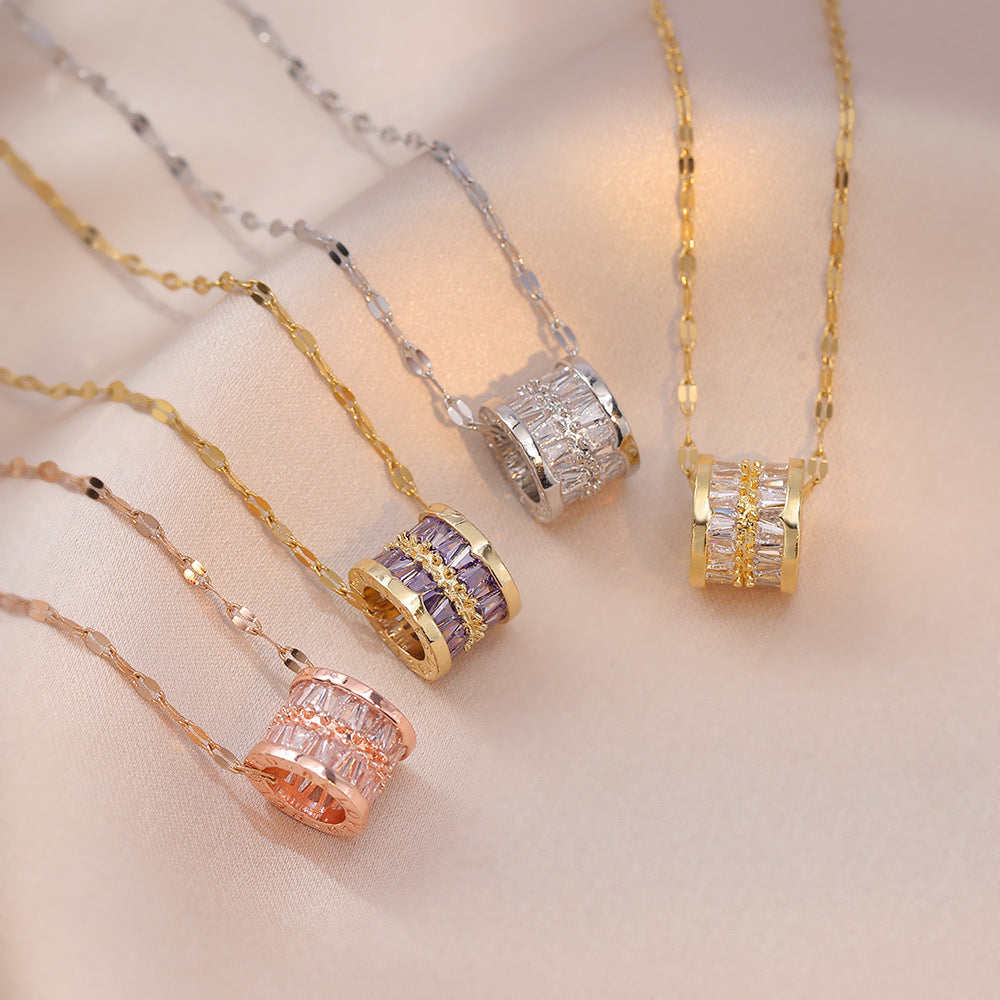 Trendy Zirconia Necklace