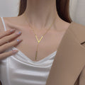 V shape elegant necklace