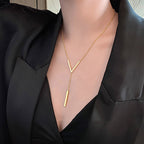 V shape elegant necklace
