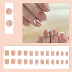 Weihnachts-Lebkuchenmann Süßigkeiten-Sterne zum Aufkleben (Press-on Nails)