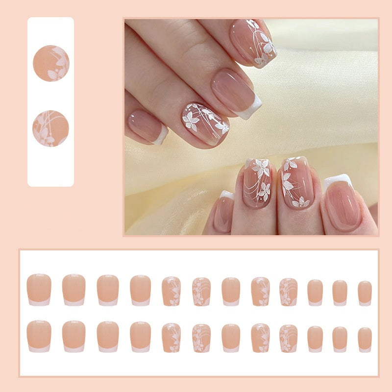 Weihnachts-Lebkuchenmann Süßigkeiten-Sterne zum Aufkleben (Press-on Nails)