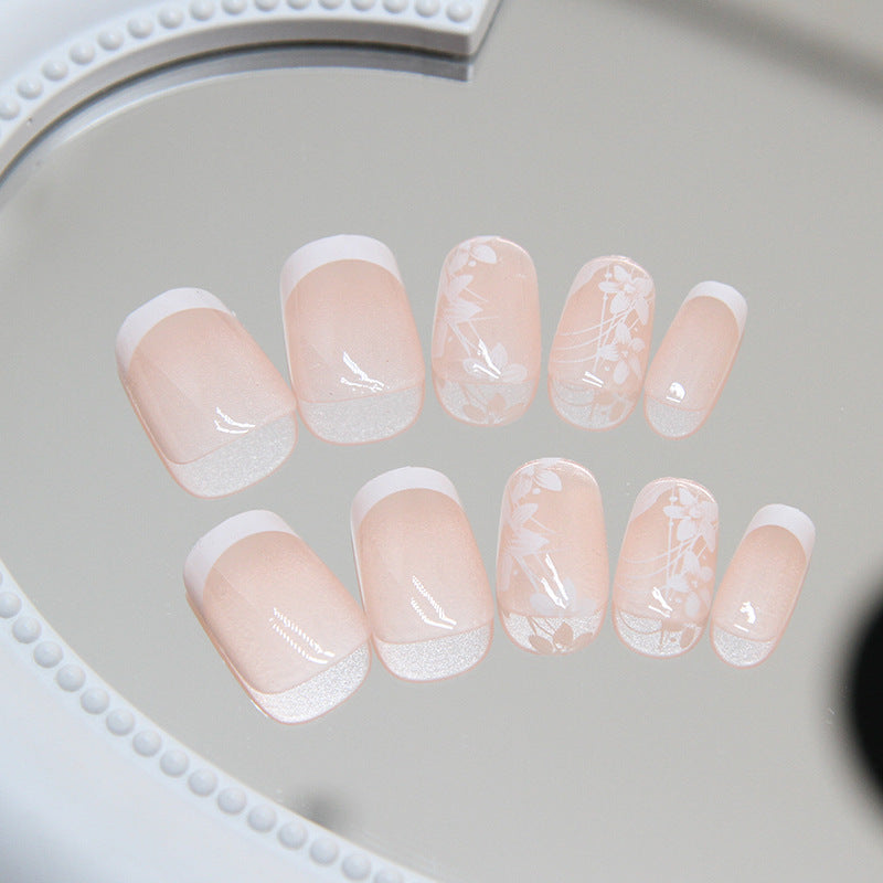 Weihnachts-Lebkuchenmann Süßigkeiten-Sterne zum Aufkleben (Press-on Nails)