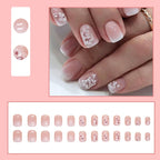 Weihnachts-Lebkuchenmann Süßigkeiten-Sterne zum Aufkleben (Press-on Nails)