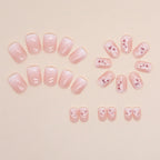 Weihnachts-Lebkuchenmann Süßigkeiten-Sterne zum Aufkleben (Press-on Nails)