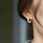 Wreath Fresh Water Pearl Earrings