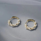 Wreath Fresh Water Pearl Earrings