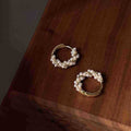 Wreath Fresh Water Pearl Earrings